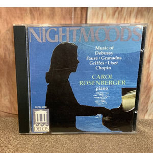 1992 Carol Rosenberger Night Moods Piano Debussy Faure Audio Music CD